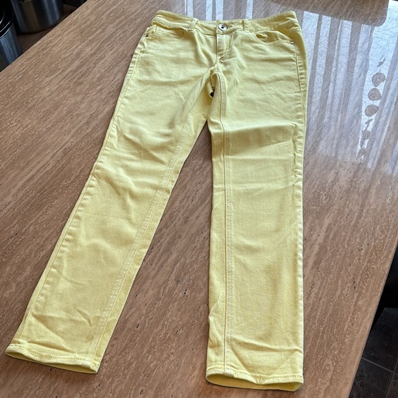 DKNY Jeans. Yellow Denim. Soho Slim. Size 2. 
Gently used. - Picture 2 of 11